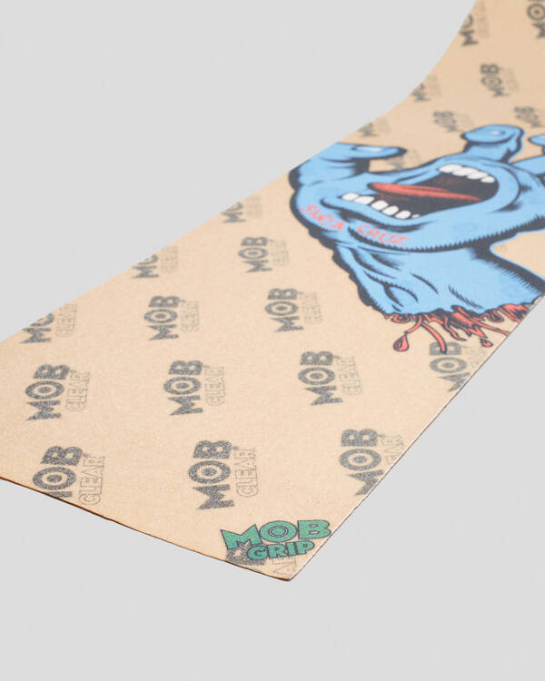 Mob Grip Santa Cruz Screaming Hand Clear Grip Tape for Unisex