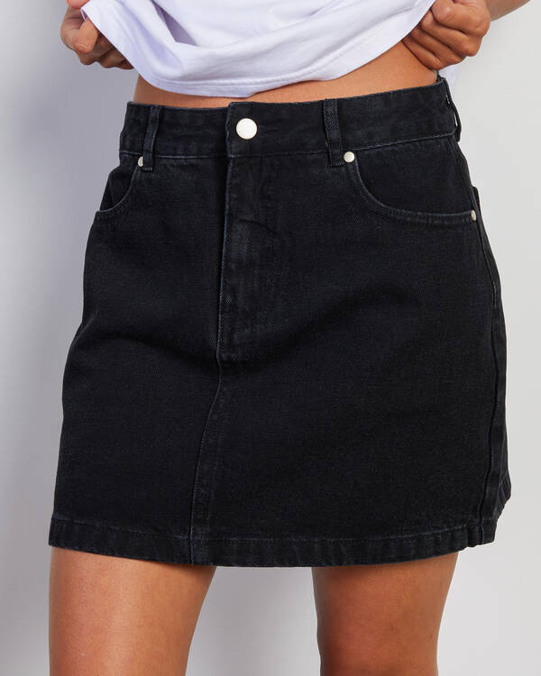 Afends Georgia Organic Denim Skirt for Womens
