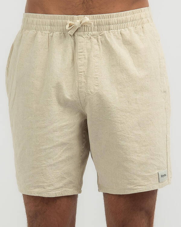 Rhythm Classic Linen Jam Shorts for Mens