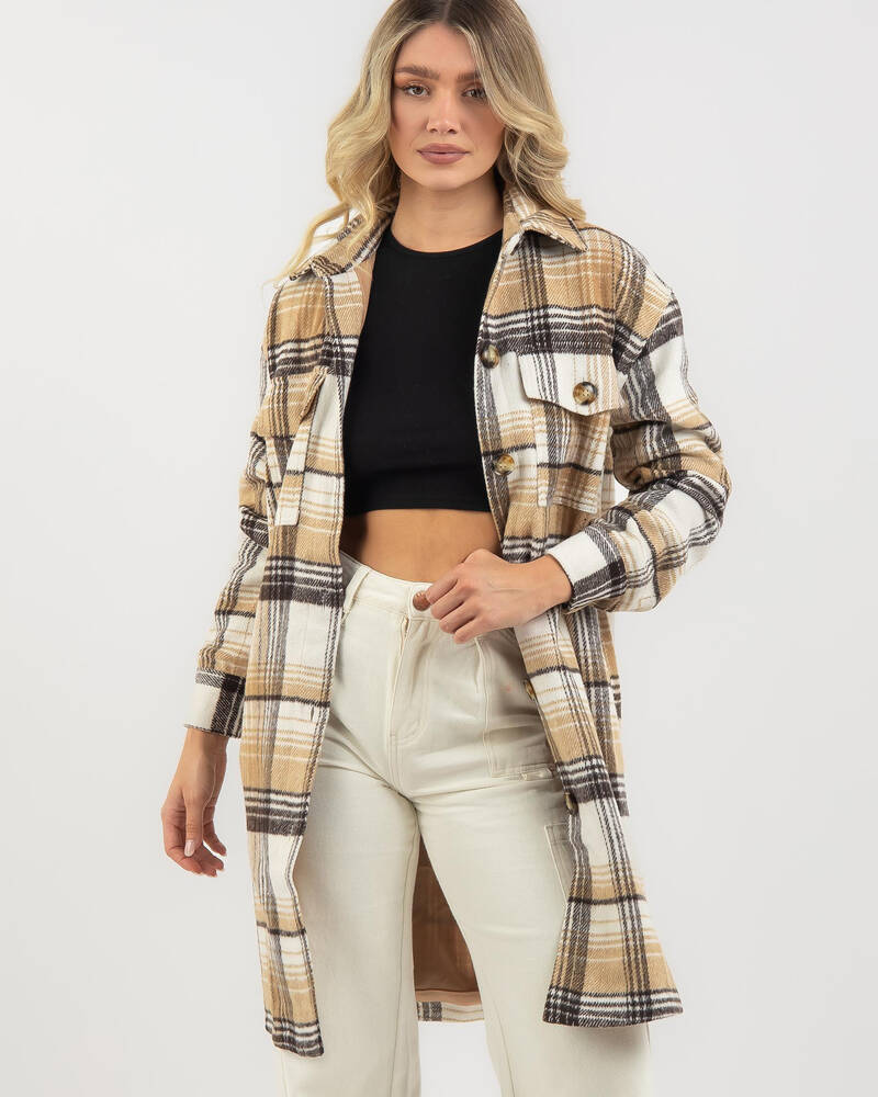 Mooloola Carson Long Shacket for Womens