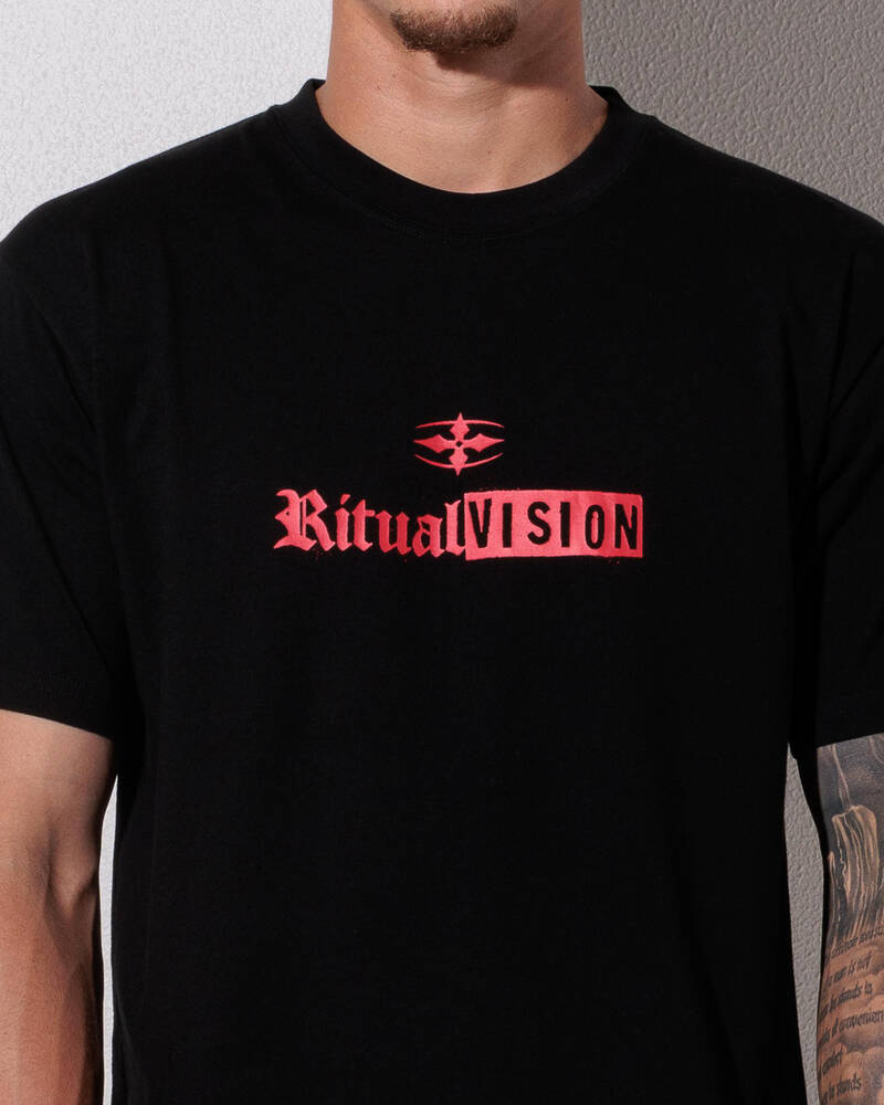 Ritual Vision Stacked T-Shirt for Mens