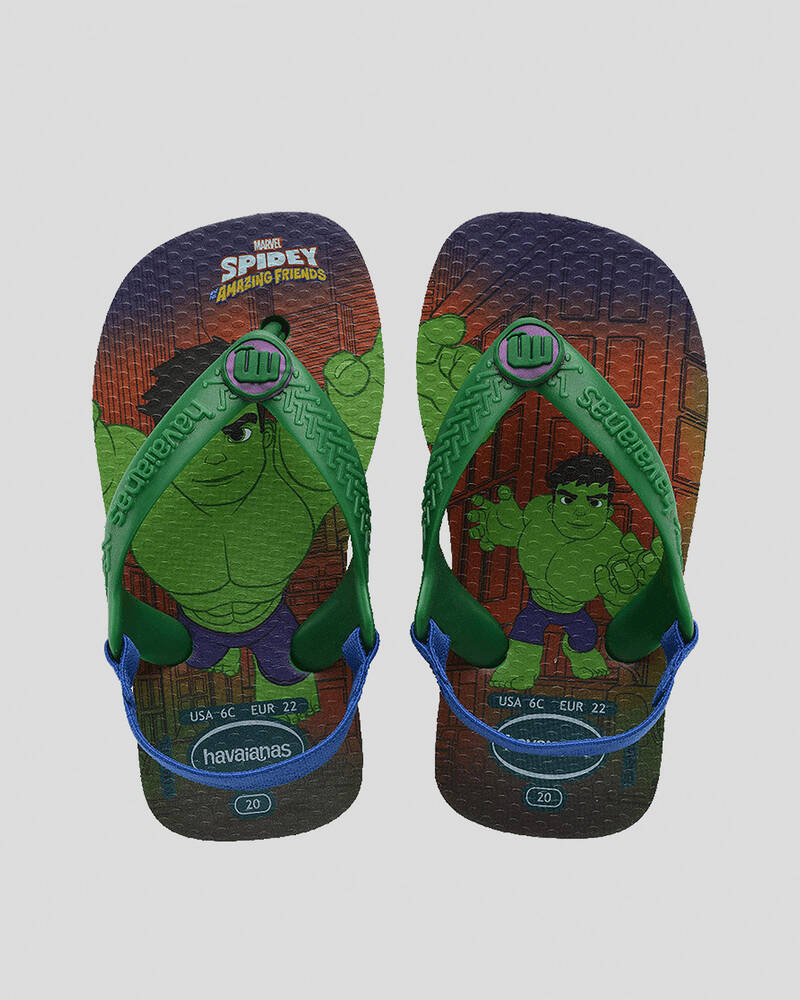 Havaianas Toddlers' Marvel Hulk Thongs for Unisex