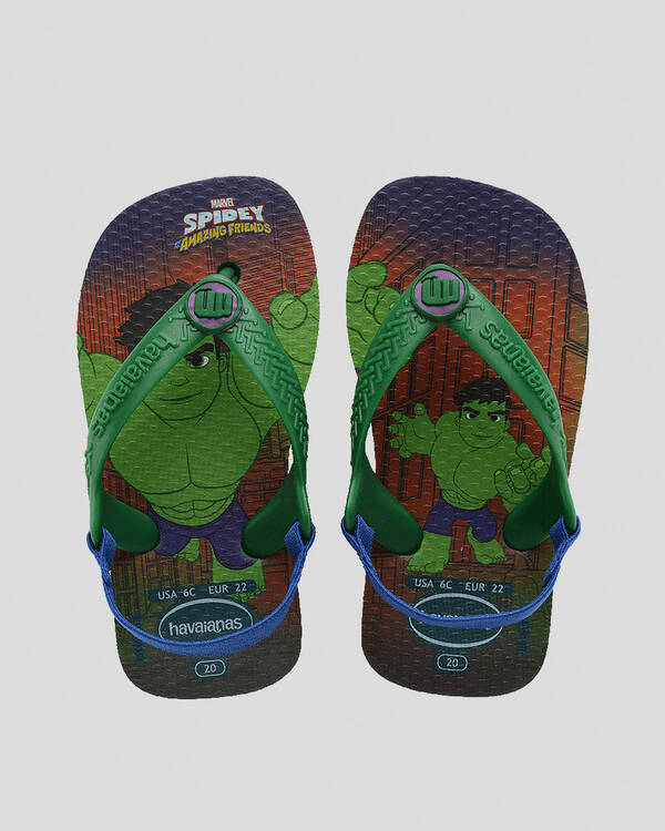 Havaianas Toddlers' Marvel Hulk Thongs for Unisex