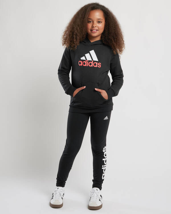 adidas Girls' Big Logo 2 Hoodie for Womens