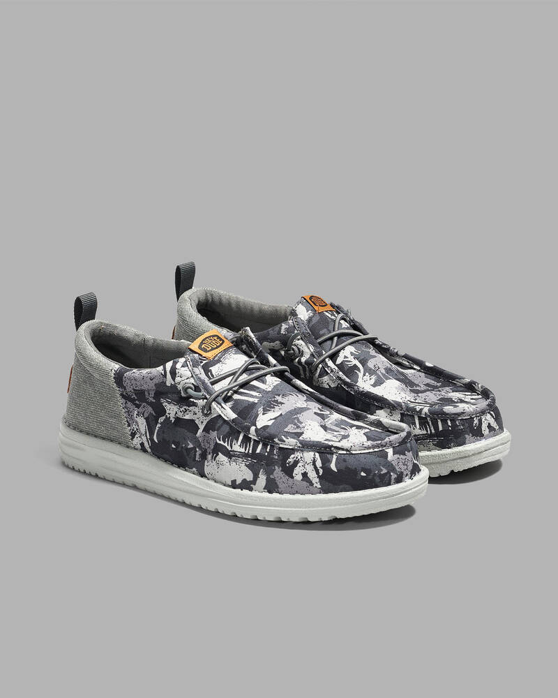 HEYDUDE Wally Funk Hunt Camo Shoes for Mens