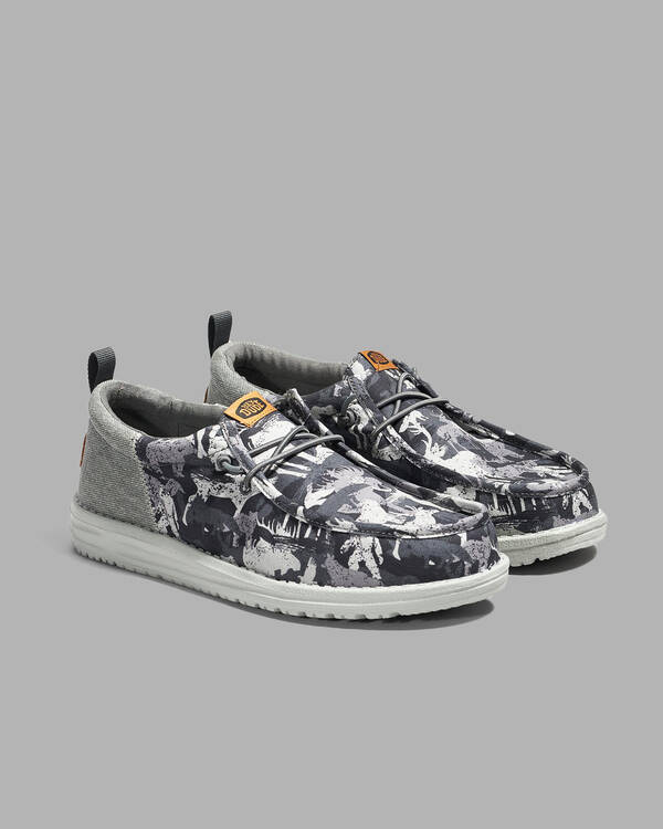 HEYDUDE Wally Funk Hunt Camo Shoes for Mens