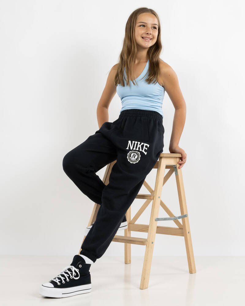 Nike Girls' Club Fleece GX Star Track Pants for Womens