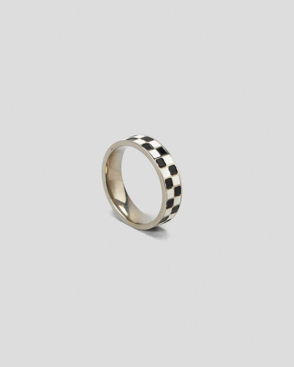 REPUBLIK Checkerboard Ring for Mens