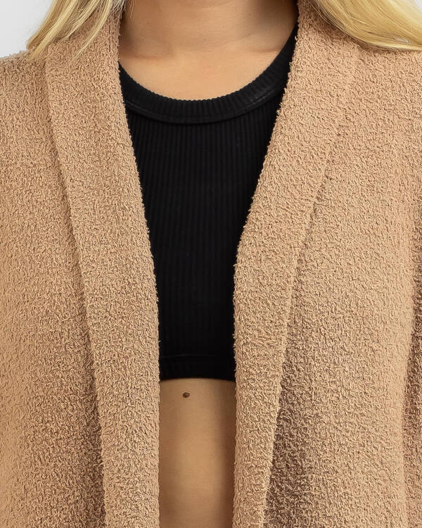 Ava And Ever Penelope Longline Teddy Knit Cardigan for Womens