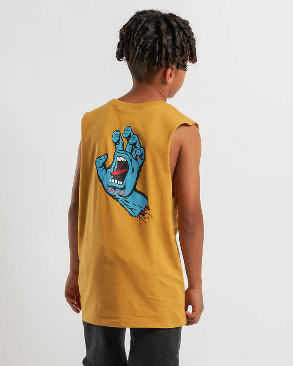 Santa Cruz Boys' Opus Screaming Hand Muscle Tank for Mens