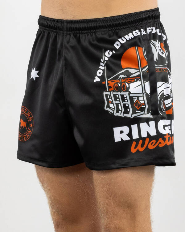 Ringers Western Young And Dumb Footy Shorts for Mens