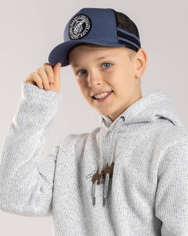 Salty Life Boys' Once Bitten 3.0 Trucker Cap for Mens