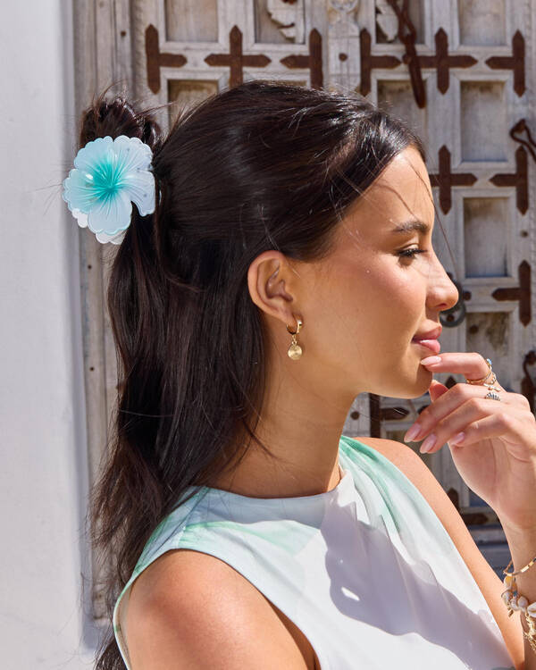 Karyn In LA Hibiscus Flower Hair Claw Clip for Womens