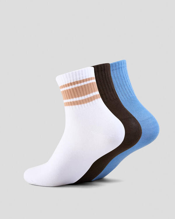 Rusty Women's Fancy Day Crew Sock Pack for Womens