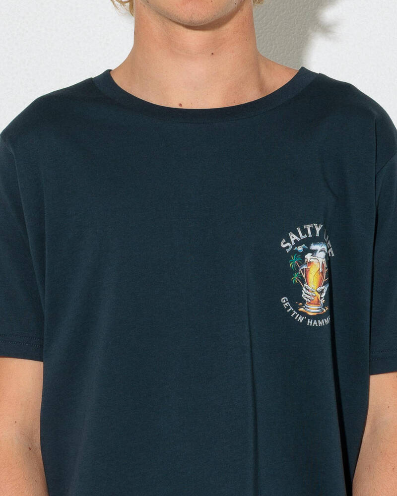 Salty Life Gettin' Hammered T-Shirt for Mens