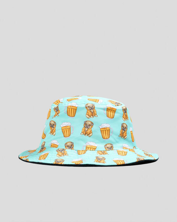 Lucid Smug Pug Bucket Hat for Mens