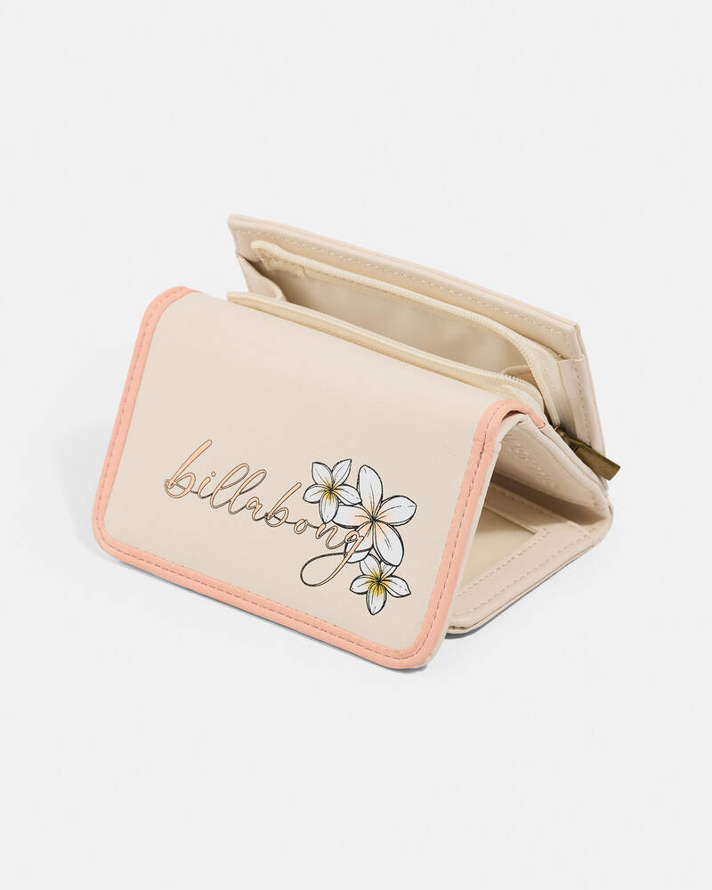 Billabong Hibiscus Haze Trifold Wallet for Womens