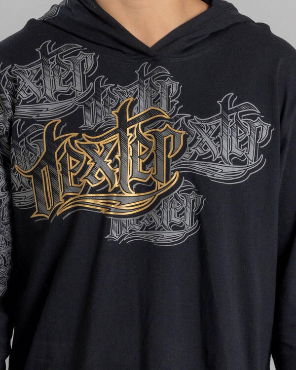 Dexter Altered Hooded Long Sleeve T-Shirt for Mens