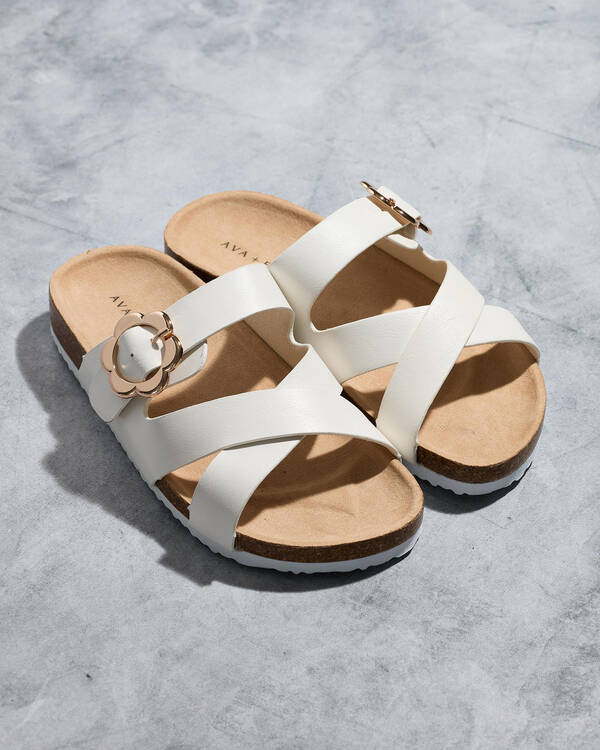 Ava And Ever Girls&rsquo; Adele Slide Sandals for Womens