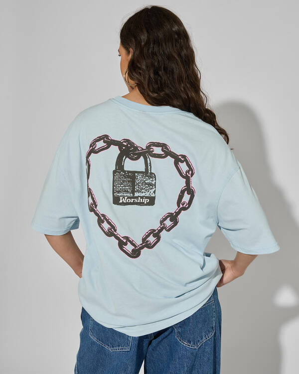 Worship Supplies Heavy Heart Relaxed Fit T-Shirt for Womens