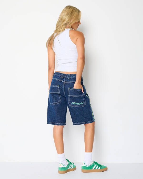 Rusty Flip Mommy Denim Shorts for Womens
