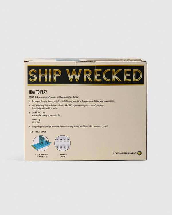 MDI Drinking Game Ship Wrecked for Unisex