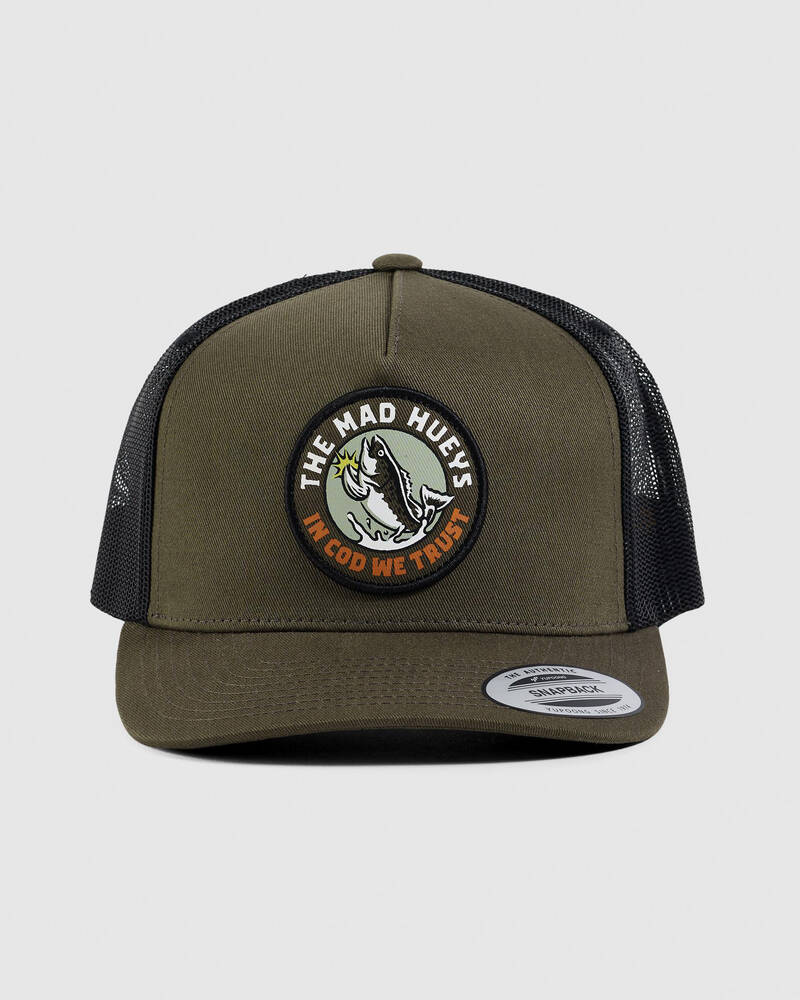 The Mad Hueys Trust Cod Twill Trucker Cap for Mens