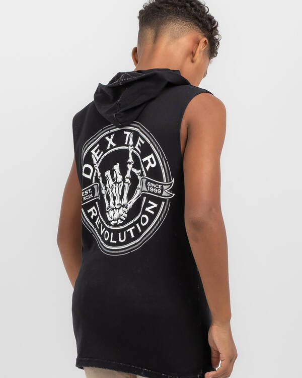 Dexter Boys' Metal Hooded Muscle Tank for Mens