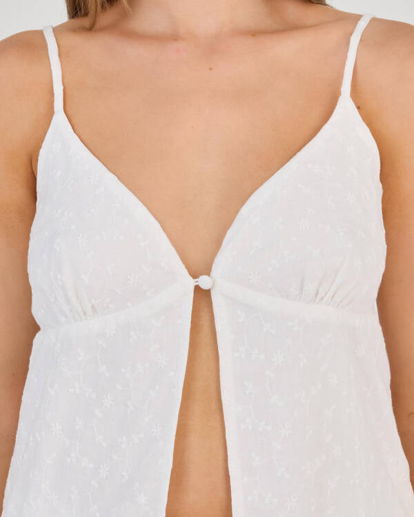 Thanne Aubrey Split Front Top for Womens