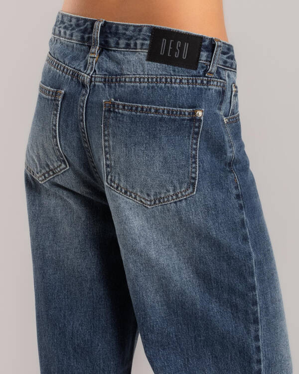 DESU Girls' Icon Straight Leg Jeans for Womens