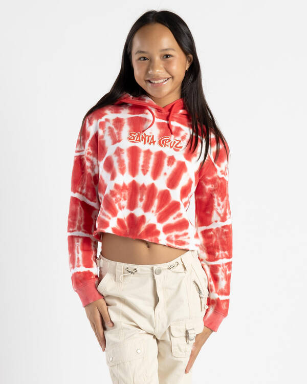 Santa Cruz Girl's SC Tropic Strip Front Hoodie for Womens