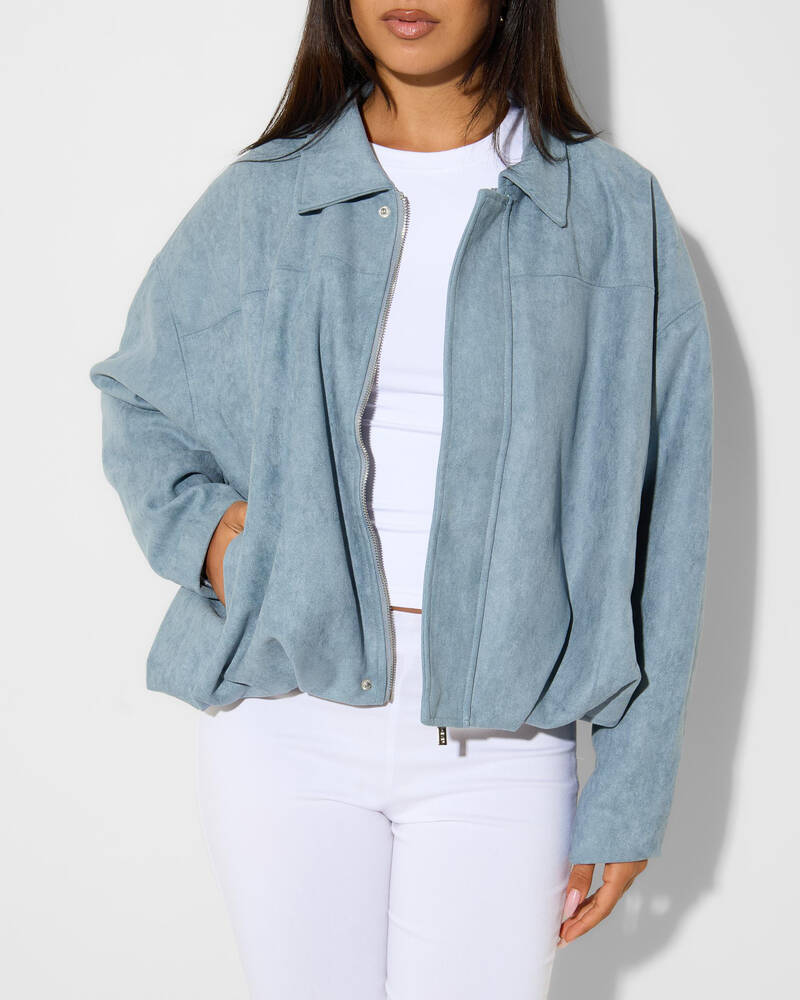 Ava And Ever Floyd Faux Suede Jacket for Womens