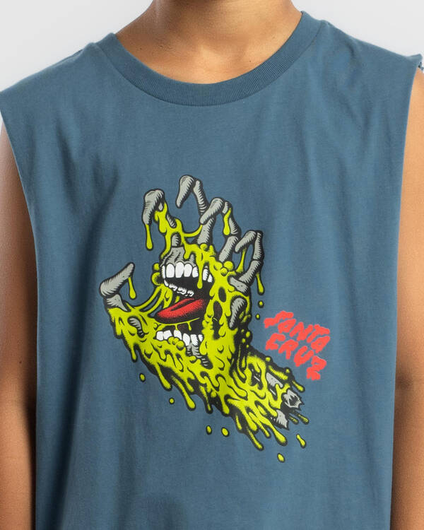 Santa Cruz Boys' Melting Hand Front Muscle Tank for Mens