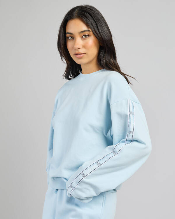 Champion Lux Taping Relaxed Fit Sweatshirt for Womens