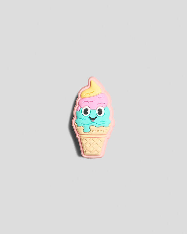 Crocs Ice Cream Cone with Smile Jibbitz for Unisex