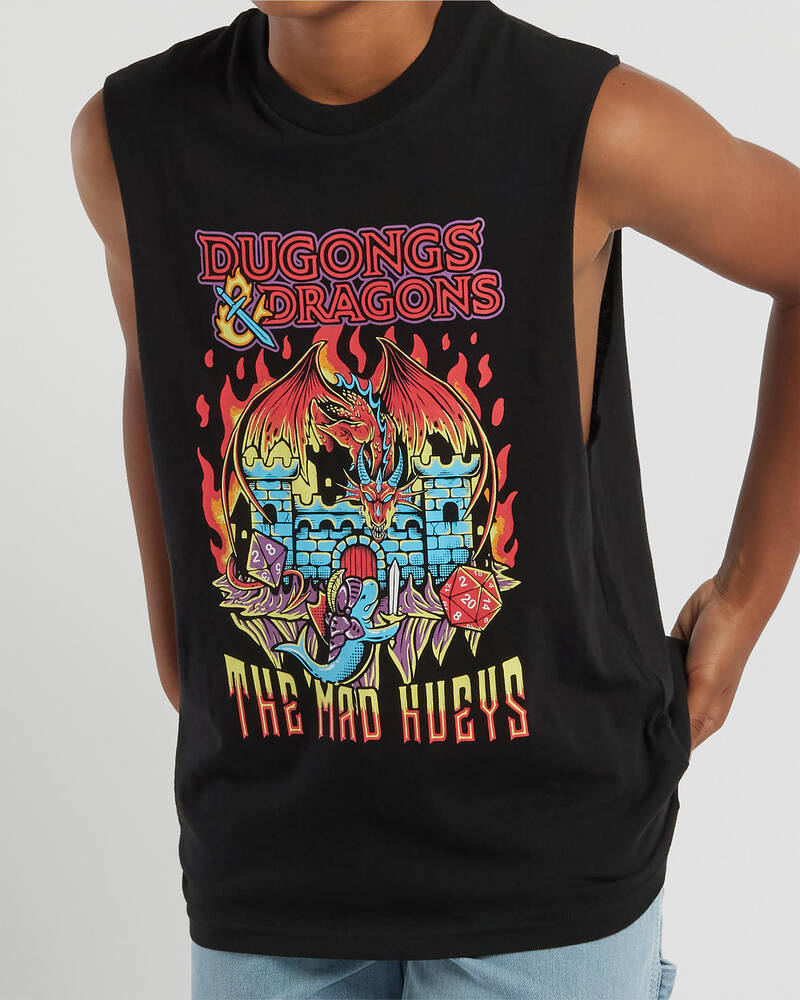 The Mad Hueys Boys' Dugongs And Dragons Muscle Tank for Mens