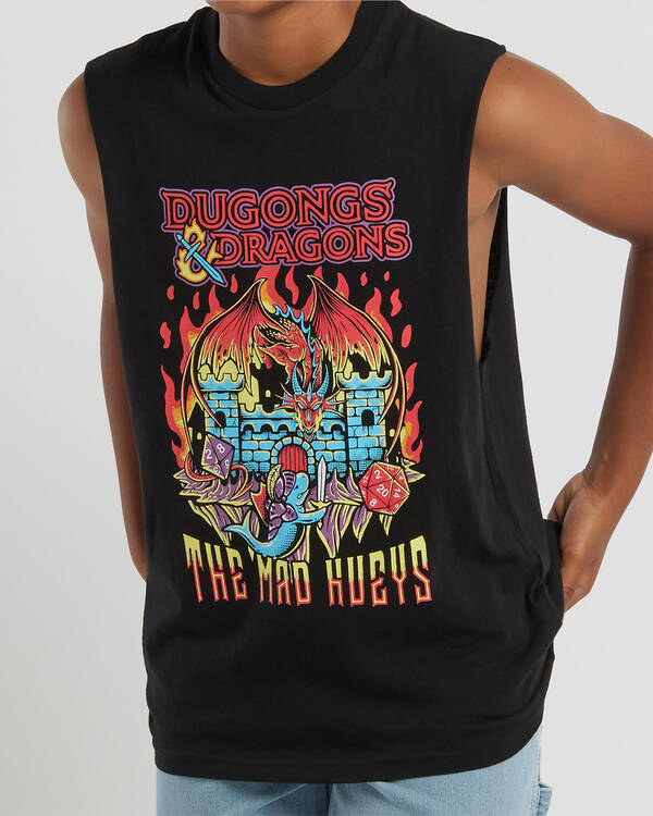 The Mad Hueys Boys' Dugongs And Dragons Muscle Tank for Mens