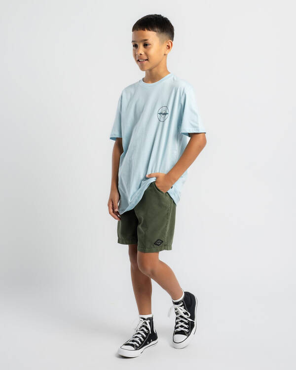 Billabong Boys' All Day Overdye Layback Beach Shorts for Mens