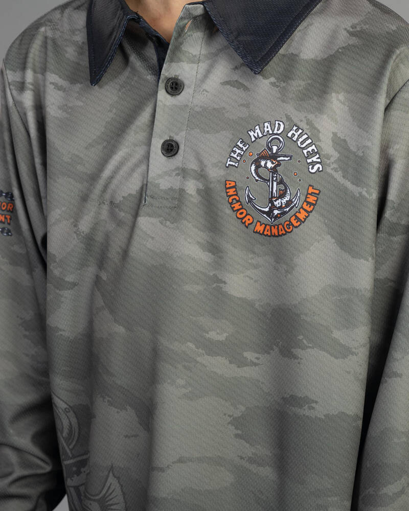 The Mad Hueys Boys' Anchor Management Fishing Shirt for Mens