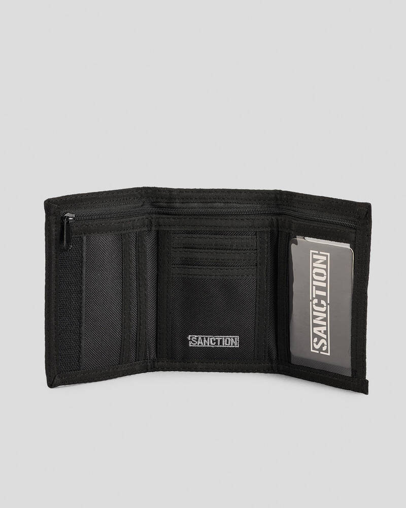 Sanction Channel Tri-fold Wallet for Mens