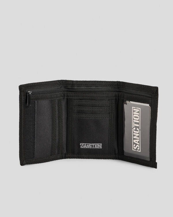 Sanction Channel Tri-fold Wallet for Mens