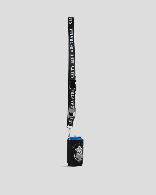 Salty Life Keystone Lanyard Stubby Cooler for Mens