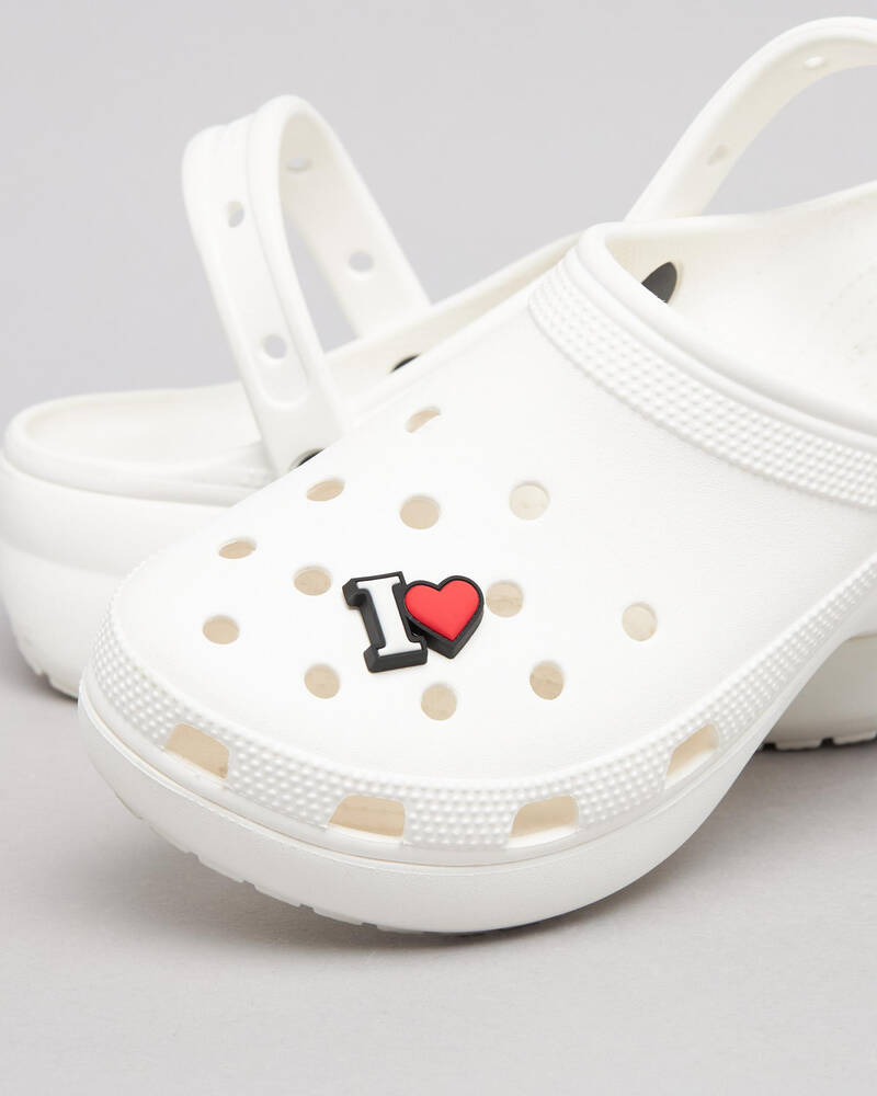 Crocs I Heart Jibbitz for Unisex