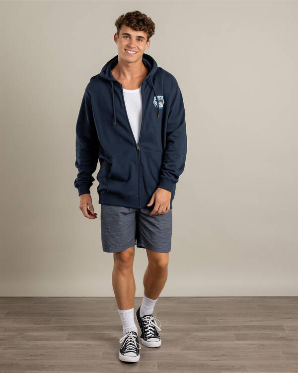 Rip Curl Hazed and Tubed Zip Thru Hoodie for Mens