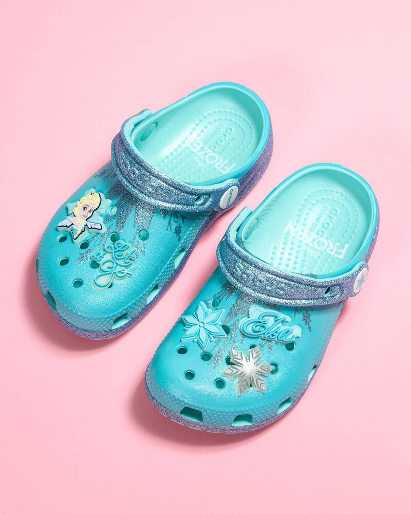Crocs Toddlers' Frozen Elsa Clogs for Unisex