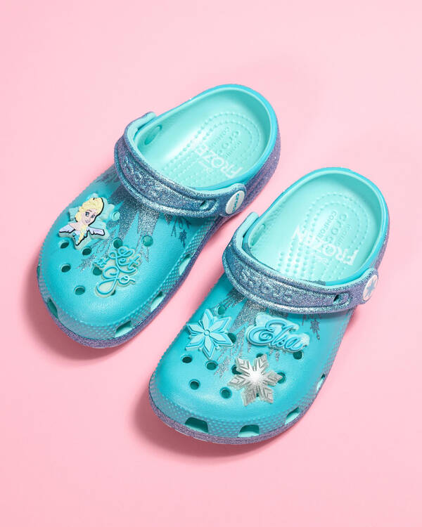 Crocs Toddlers' Frozen Elsa Clogs for Unisex