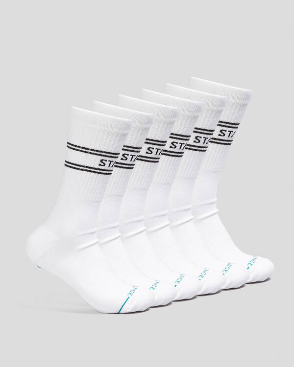 Stance Basic Crew Socks 6 Pack for Mens