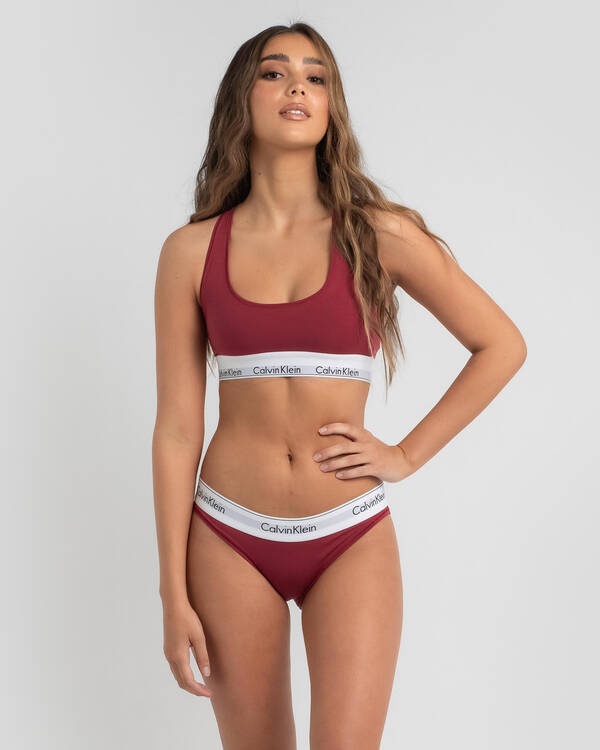 Calvin Klein Cotton Unlined Bralette for Womens