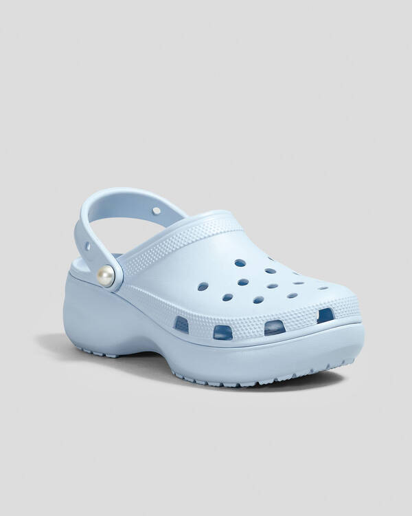 Crocs Classic Platform Pearl Clogs for Womens