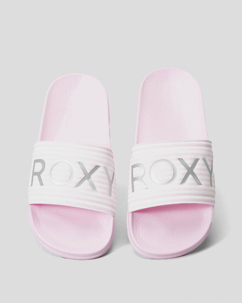 Roxy Girls' Roxy Slippy Slide Sandals for Womens